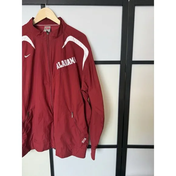 Vintage 90s Nike Alabama Jacket men's Large Fit Storm Football College Preppy